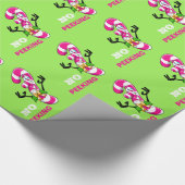 Weihnachten kein Pinkeln Candy Cane Geschenkwrap Geschenkpapier (Ecke)