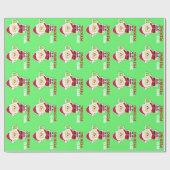 Weihnachten kein Pinkeln Weihnachtsgeschenk Geschenkpapier (Flach)