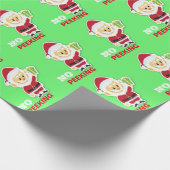 Weihnachten kein Pinkeln Weihnachtsgeschenk Geschenkpapier (Ecke)
