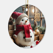 Weihnachten - Keramik Circle Ornament (Links)