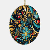 Weihnachten Keramik Ornament (Rechts)