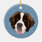 Weihnachten Keramik Ornament (Hinten)