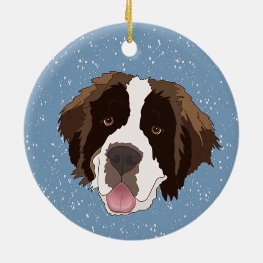 Weihnachten Keramik Ornament (Hinten)