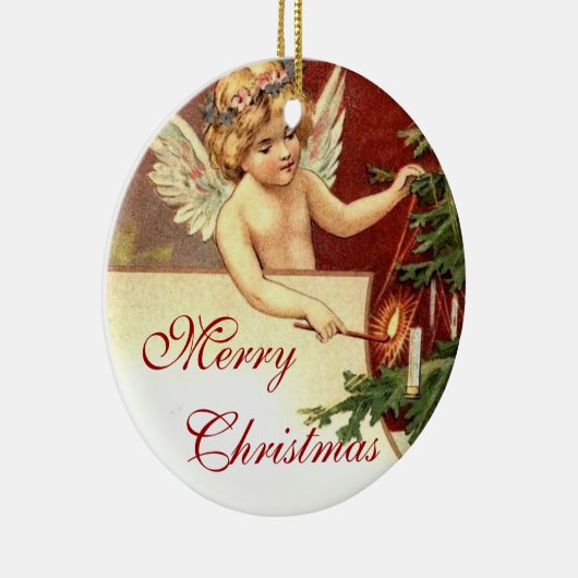 Weihnachten Keramik Ornament (Rechts)