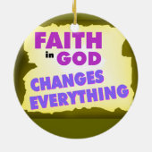 Weihnachten Keramik Ornament (Hinten)