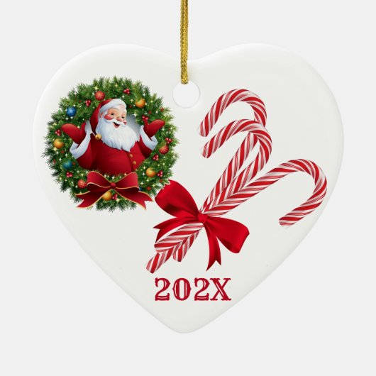 Weihnachten Keramik Ornament (Hinten)