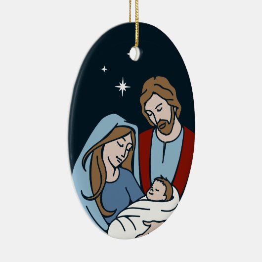 Weihnachten Keramik Ornament (Rechts)