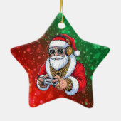Weihnachten Keramik Ornament (Hinten)