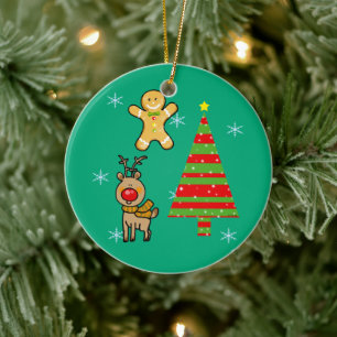 Weihnachten Keramik Ornament