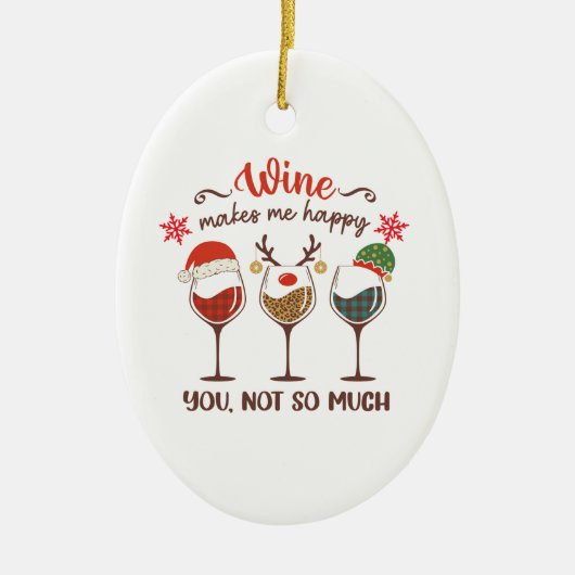 Weihnachten Keramik Ornament (Vorne)