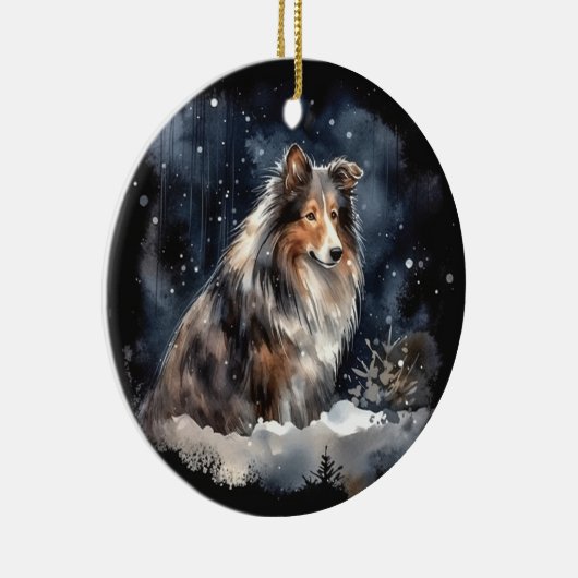 Weihnachten Keramik Ornament (Rechts)