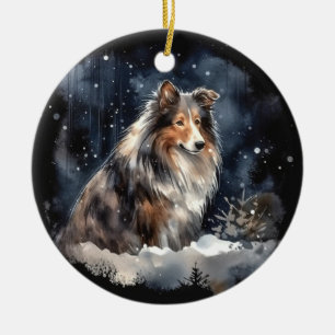 Weihnachten Keramik Ornament