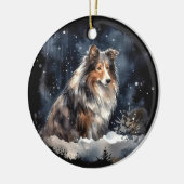 Weihnachten Keramik Ornament (Links)