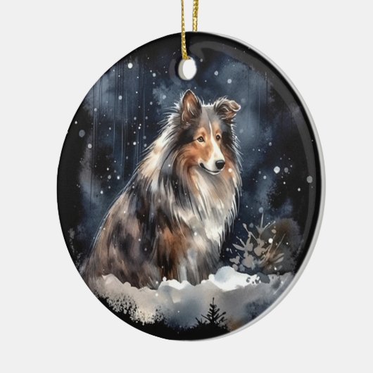 Weihnachten Keramik Ornament (Links)