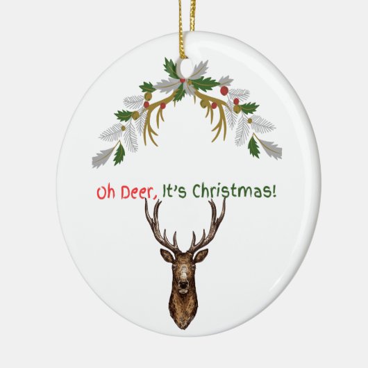 Weihnachten Keramik Ornament (Links)