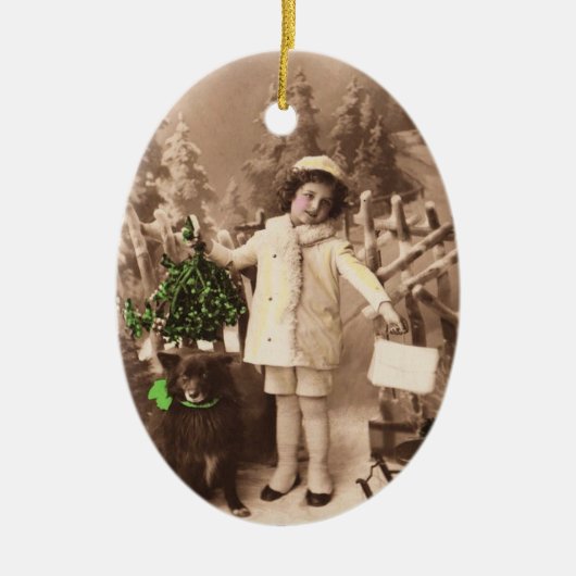 Weihnachten Keramik Ornament (Vorne)