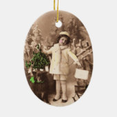 Weihnachten Keramik Ornament (Hinten)