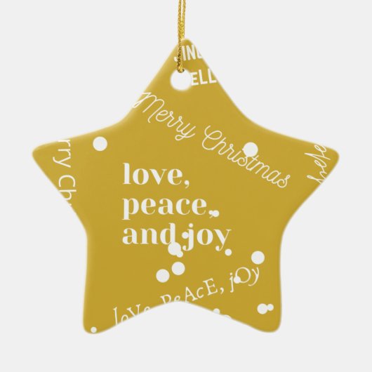 Weihnachten Keramik Ornament (Vorne)