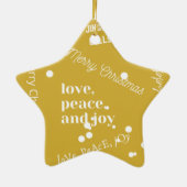 Weihnachten Keramik Ornament (Hinten)