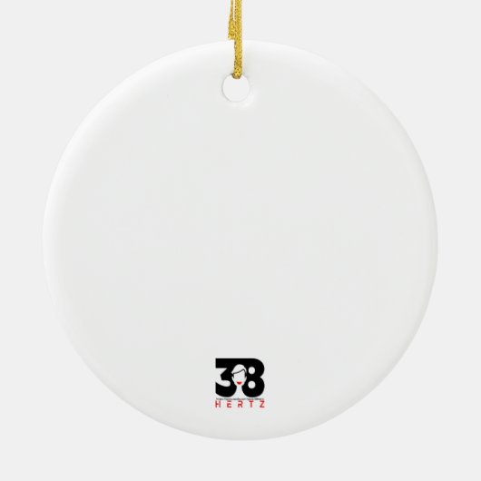 Weihnachten Keramik Ornament (Hinten)