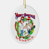 Weihnachten Keramik Ornament (Rechts)