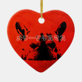 Weihnachten Keramik Ornament (Vorne)