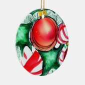 Weihnachten Keramik Ornament (Rechts)