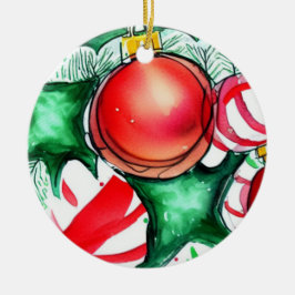 Weihnachten Keramik Ornament