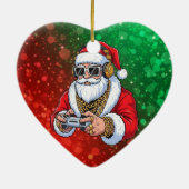 Weihnachten Keramik Ornament (Hinten)