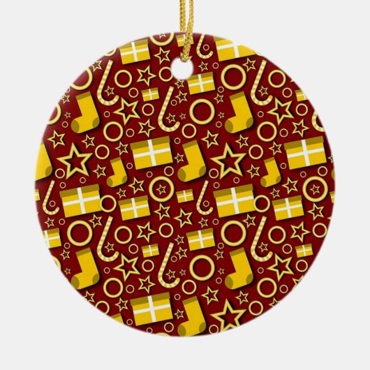 Weihnachten Keramik Ornament (Vorne)
