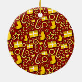 Weihnachten Keramik Ornament (Hinten)
