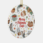 Weihnachten Keramik Ornament (Rechts)