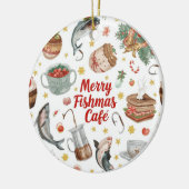 Weihnachten Keramik Ornament (Links)