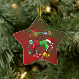 Weihnachten Keramik Ornament