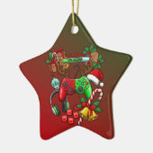 Weihnachten Keramik Ornament (Links)