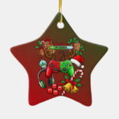 Weihnachten Keramik Ornament (Hinten)