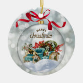 Weihnachten Keramik Ornament (Vorne)