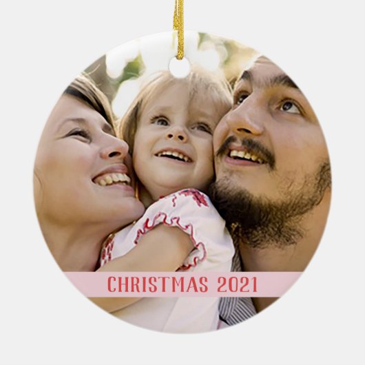 Weihnachten Keramik Ornament (Hinten)