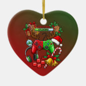 Weihnachten Keramik Ornament (Vorne)