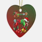 Weihnachten Keramik Ornament (Links)