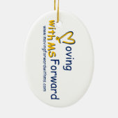 Weihnachten Keramik Ornament (Hinten)