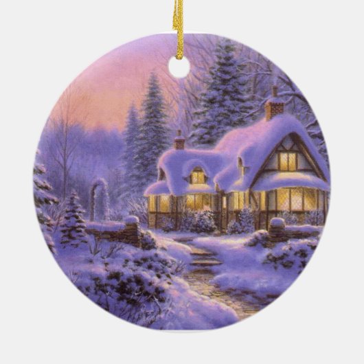 WEIHNACHTEN KERAMIK ORNAMENT (Hinten)