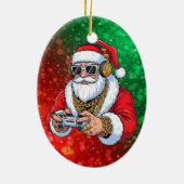 Weihnachten Keramik Ornament (Hinten)