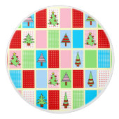 Weihnachten Keramikknauf (Vorderseite)