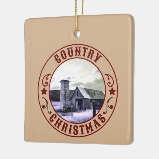 Weihnachten Keramikornament (Links)