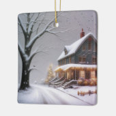 Weihnachten Keramikornament (Links)