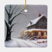 Weihnachten Keramikornament (Rückseite)