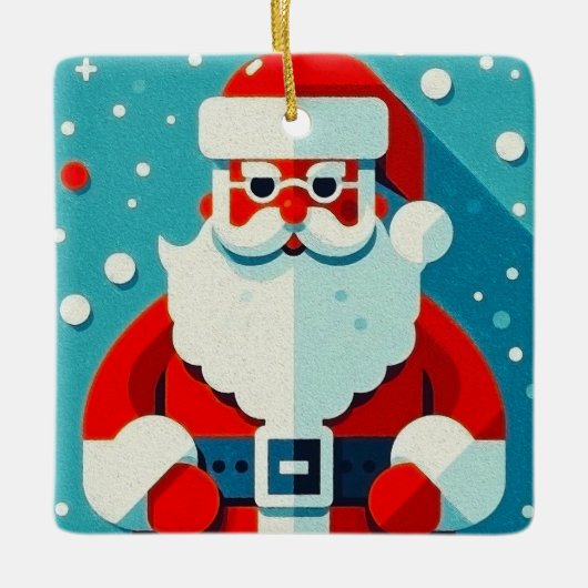 Weihnachten Keramikornament (Vorderseite)