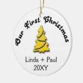 Weihnachten Keramikornament (Links)