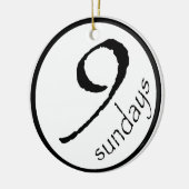 Weihnachten Keramikornament (Links)